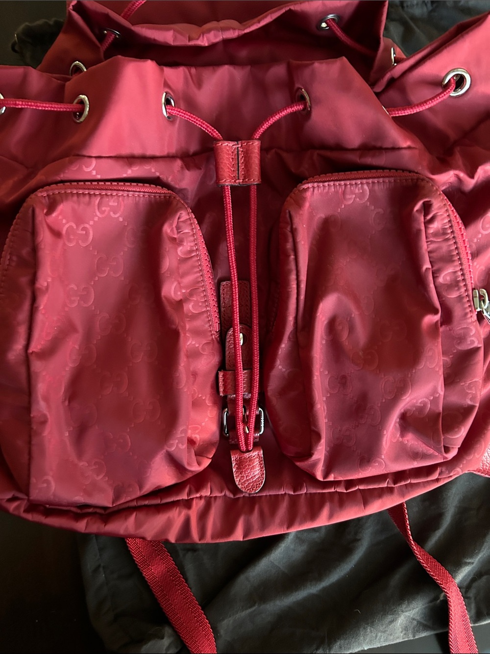 Gucci Red Backpack - Picture 6 of 8